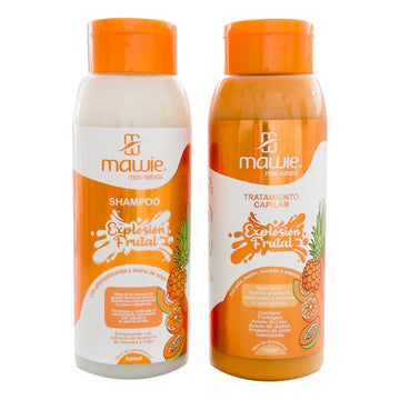 Kit Explosión Frutal Mawie (Shampoo + Tratamiento)