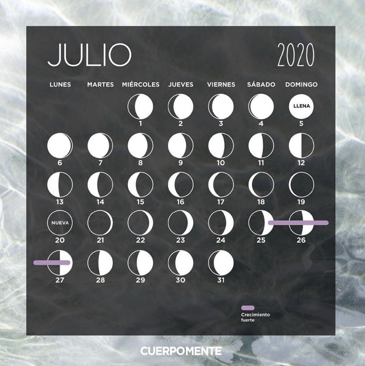 Calendario Lunar Julio 2020 Samara